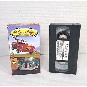 A Car’s Life Sparky’s Big Adventure VHS 2006 Family Animation Rare HTF Race Car
